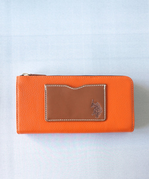 L Zip Color pocket wallet USPA- 2687