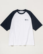 【24夏新作】Raglan Short Sleeve T-shirt　ラグランオーバーサイズTシャツ　ダブルホースマン刺繍　PLM42215